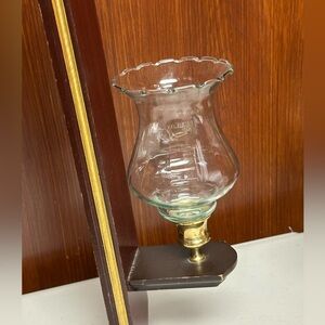 Home interiors and gifts classique style glass cup for candlestick